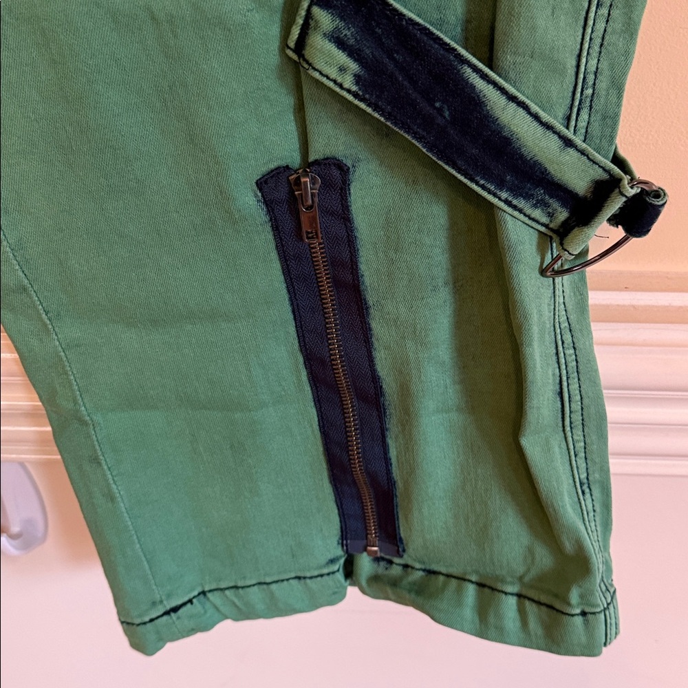 Highlight Pink Cargo Pants with Black Stitching Sz 2XL - Picture 12 of 15